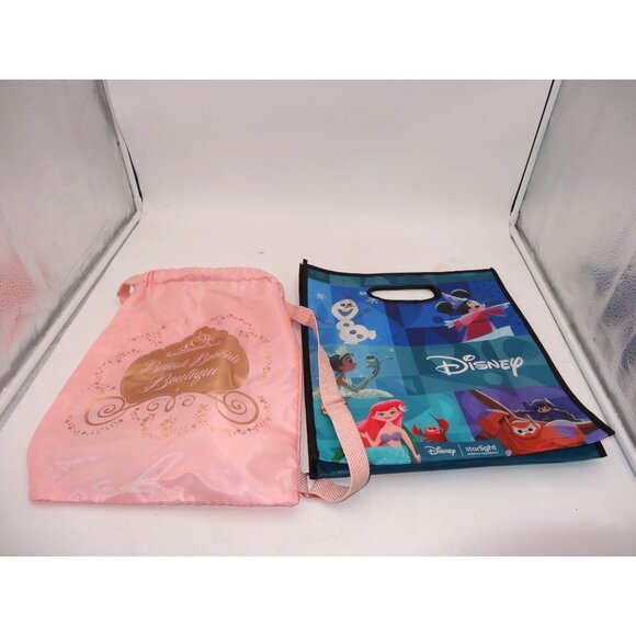 Disney Parks Bibbidi Bobbidi Boutique Drawstring Backpack Bag & Disney Tote Set - Picture 2 of 16